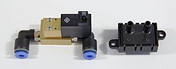 Proportionalventil und Durchflusssensor Proportionalventil und Durchflusssensor